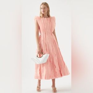 Aje Hybrid Midi Dress